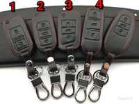 Кожен калъф за ключ Golf 4 5 6 7,Passat B5 B6 B7,Tiguan,Taureg,T-rock