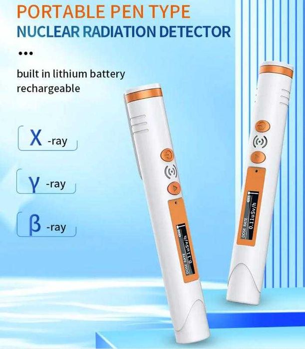 Гайгер Мюлеров Брояч Детектор Радиация Ядрена Радиоактивност Дозиметър