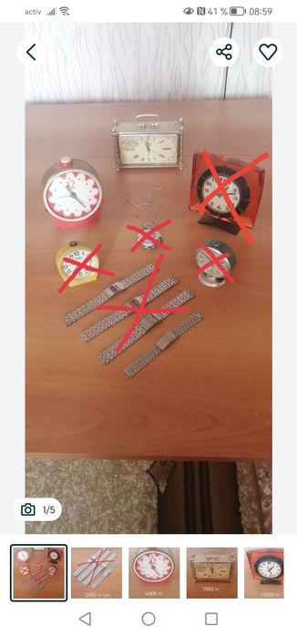 Продам будильники, часы и браслеты