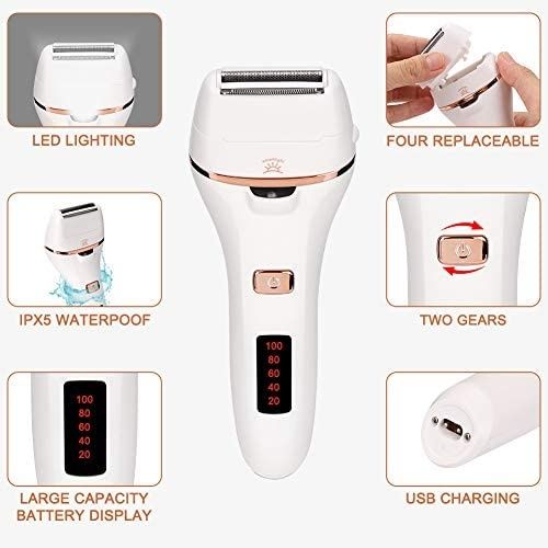 SET DE ÎNGRIJIRE HALOVIE 4 ÎN 1 - Pedichiura ȘI Epilare