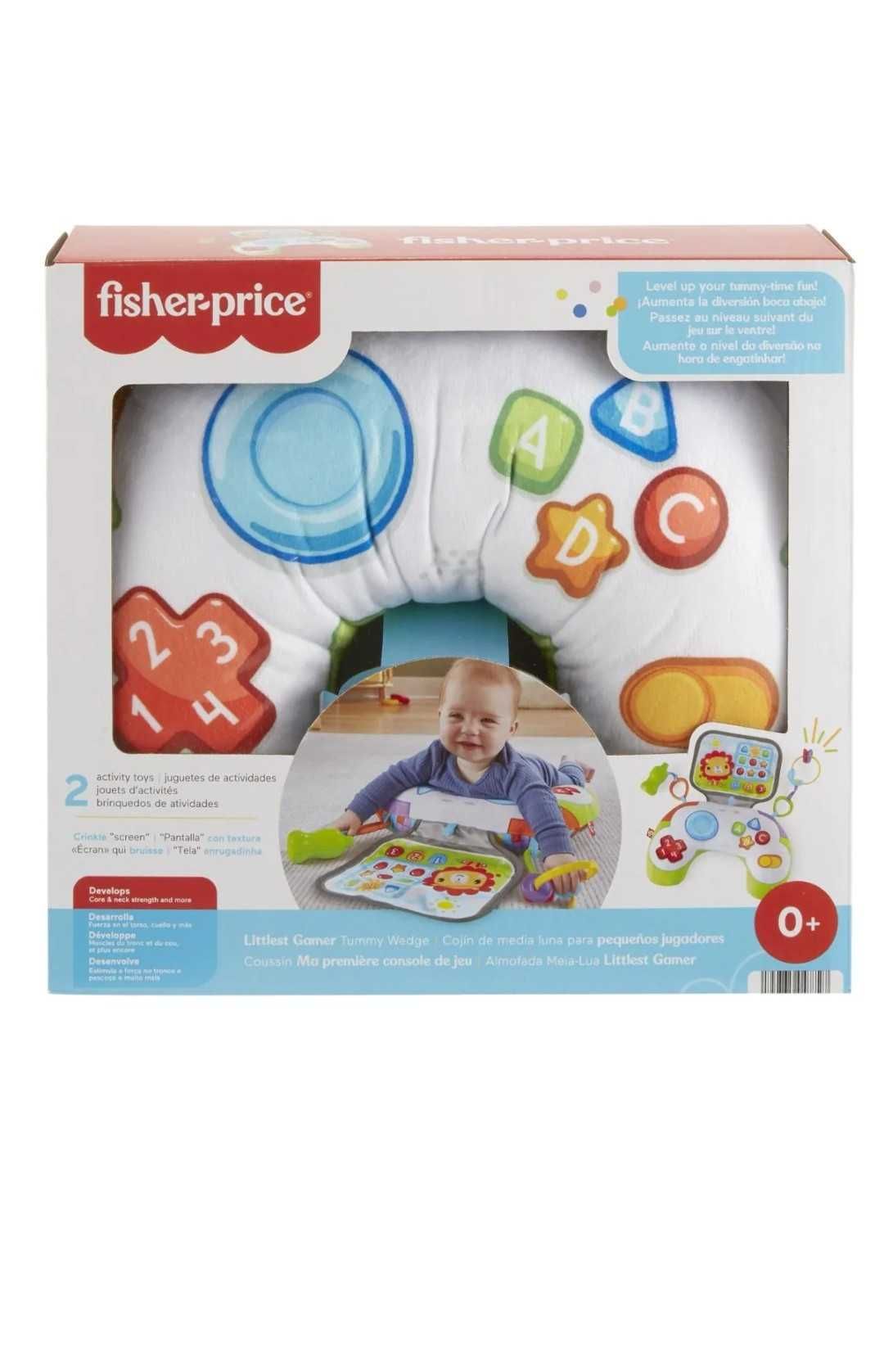 FISHER PRICE Възглавничка за игра по коремче Малък геймър