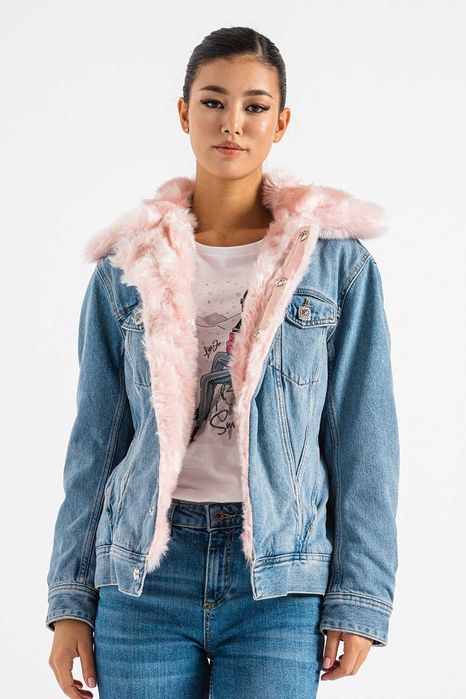 LIU JO – Дамско зимно яке с еко пух Размер: XL / IT:46 нов с етикети