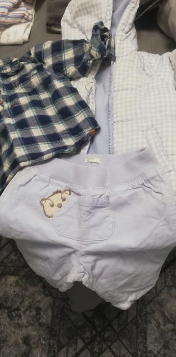 Ако имате бебе ръст 68-2 комплекта от якенце,кадифени панталони и ризк