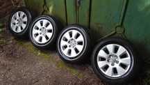 Джанти с гуми 225/60/16 Audi 66.6-57.1 A4,A6,A8 (5x112)