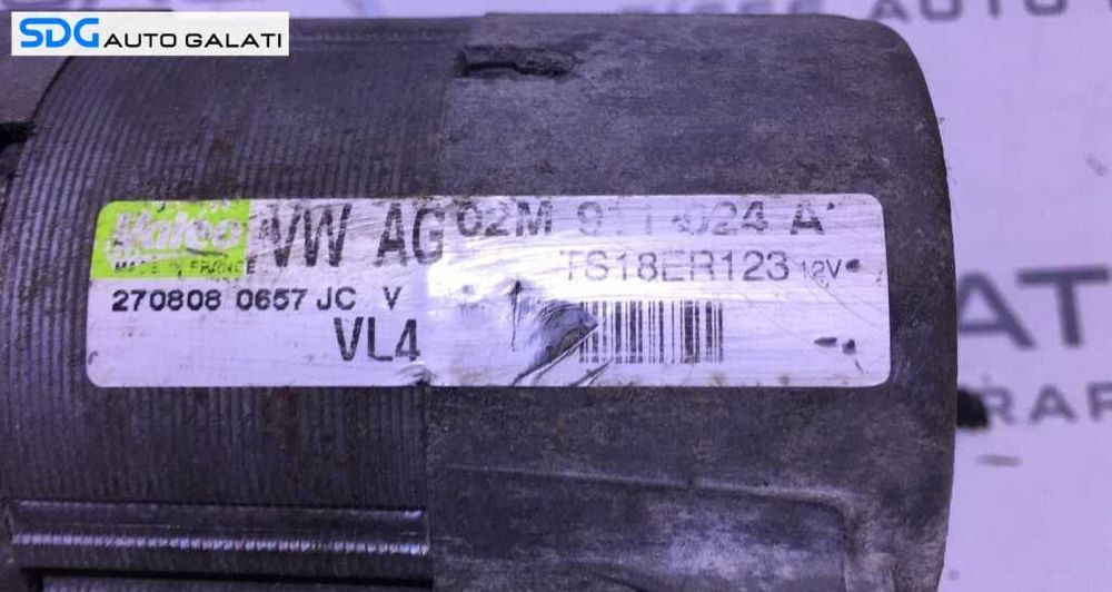 Electromotor cu 12 Dinti Volkswagen Passat CC 2.0 TDI CBAA CBBA CBAB CBAC CFFA CFFB CFGB CBBB CLLA 2008 - 2012 Cod 02M911024A TS18ER123 [B3624]