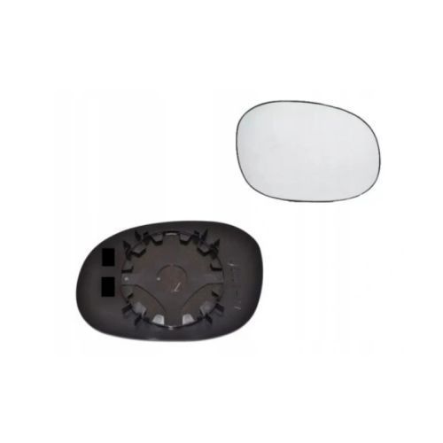 Geam oglinda Citroen C2 (Jm), 01.2009, C3 (Fc), 01.2010, C3 Pluriel (Hb), 09.2010, Xsara Picasso (N68), 10.1910, Peugeot 1007 (K), 09.2009, 206 (2), 01.1909, 206+ 04.20, dreapta, crom asferica, max view