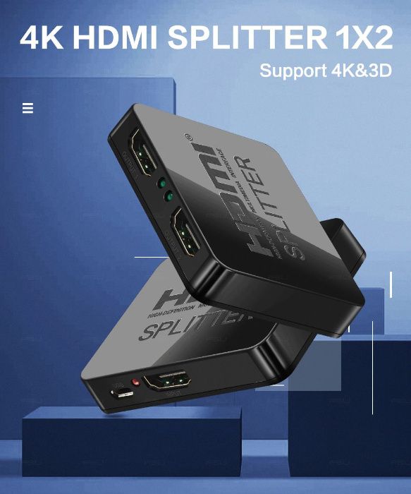 HDMI сплитер (разклонител) 1 към 2 / HDMI splitter