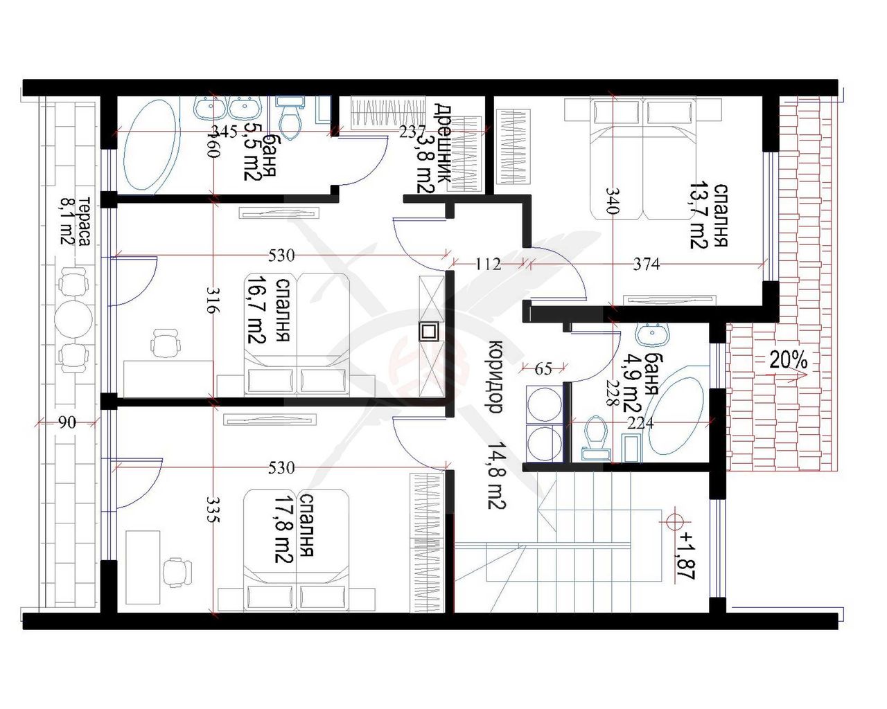 Продава се Къща в с. Равно поле, Област София-област - 204 кв.м за 1464 €/кв.м - Снимка #5