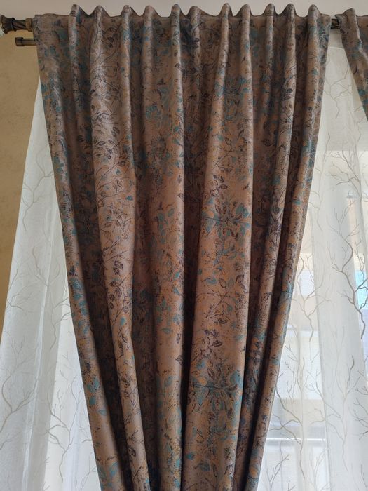 Set complet: perdea+draperie