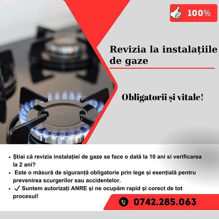 Instalator autorizat gaz-Verificari gaz,montaj aragaz,senzor,termostat
