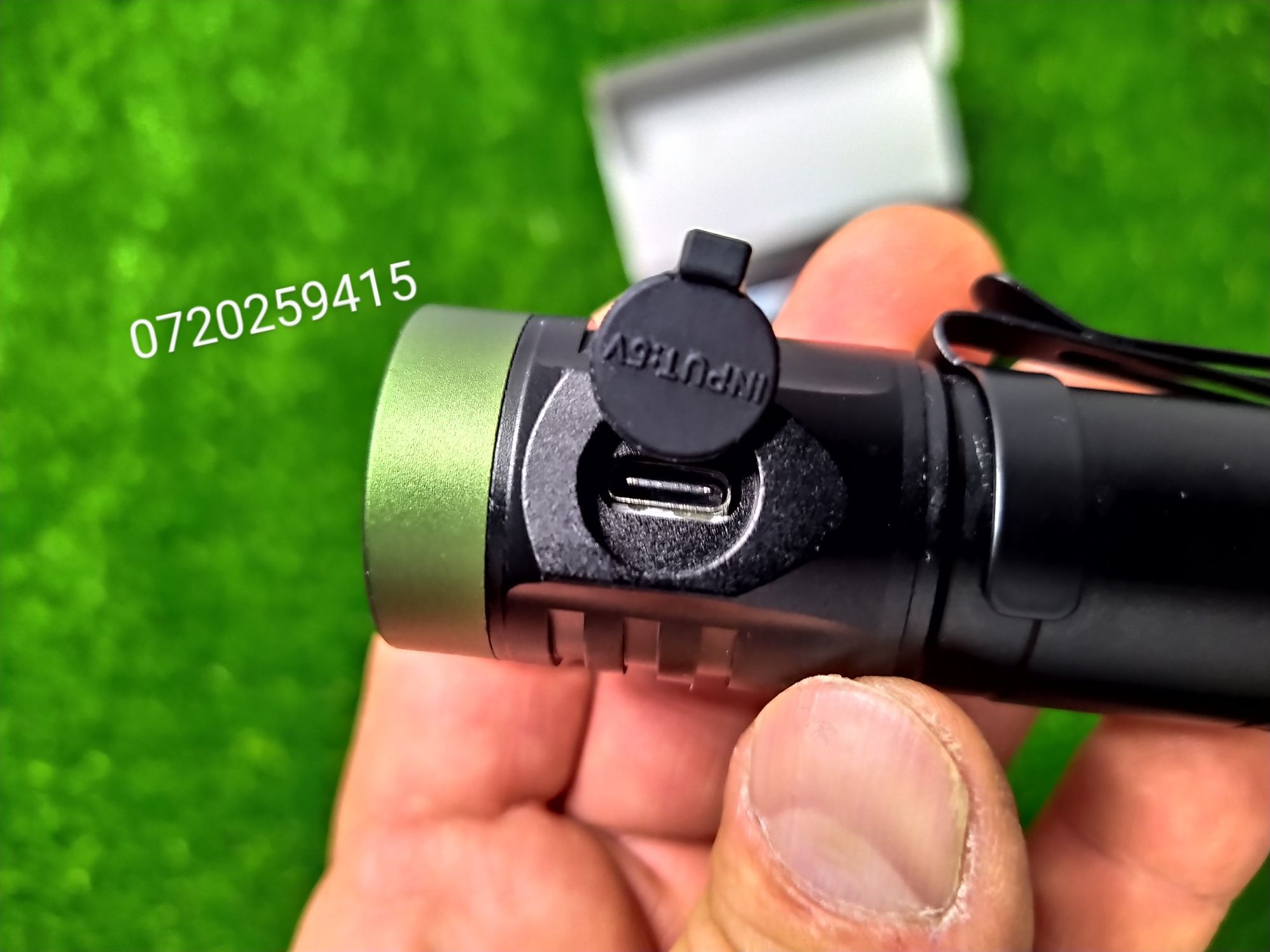 Mini lanternă cu 4 LED-uri 4*P35, USB-C, lanternă puternică 2000LM