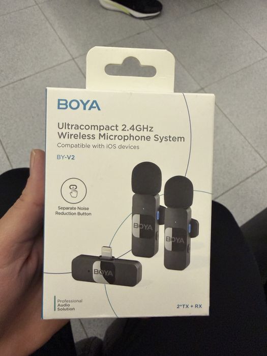 Продам Микрофон Boya BY-V2 (V2.0) черный петличка