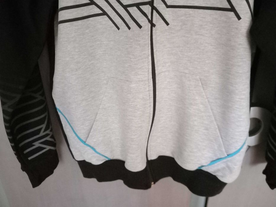 Спортно горнище (суитшърт) с цип и качулка DINO, размер 164