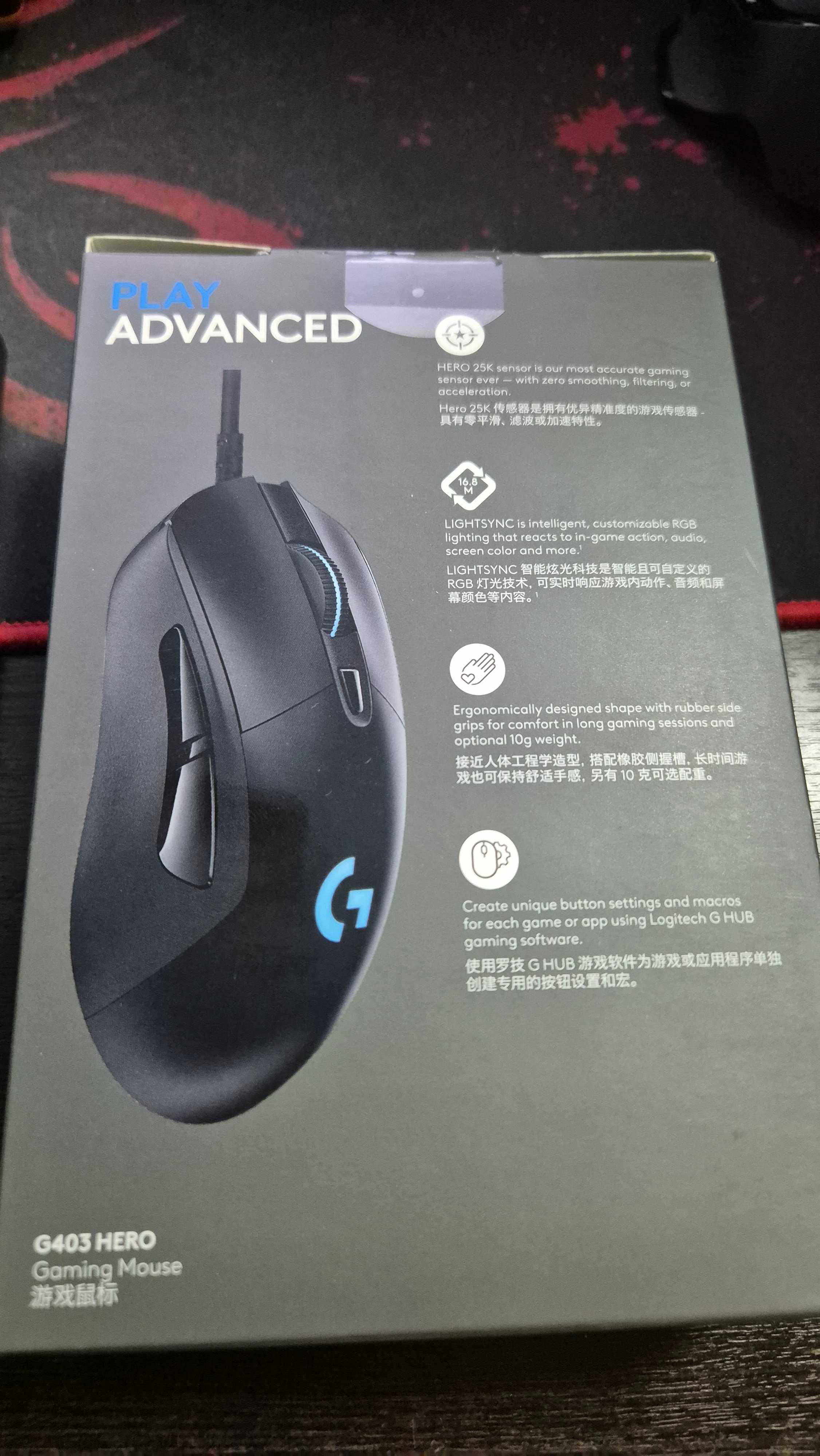 мышка logitech g 403 hero
