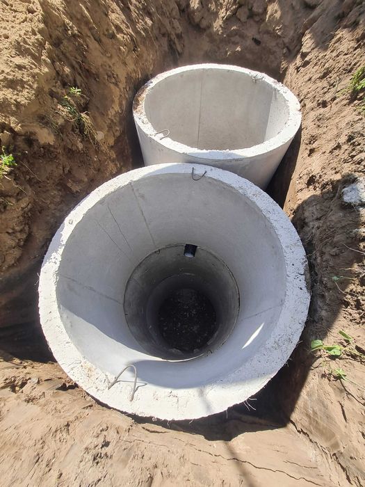 Бетонни пръстени, изграждане на септични ями , герани, шахти и ВиК.