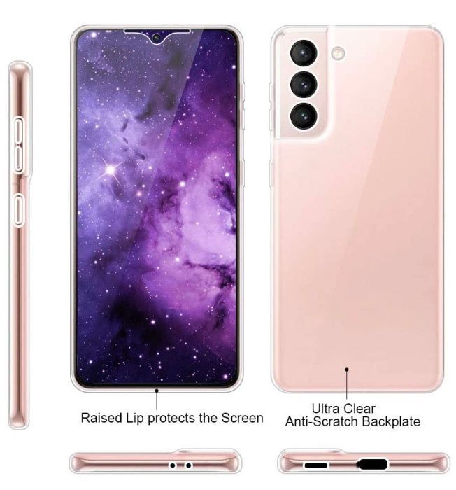 Husa CRYSTAL 360° fata + spate Samsung S21 Plus , S21 Ultra 5G
