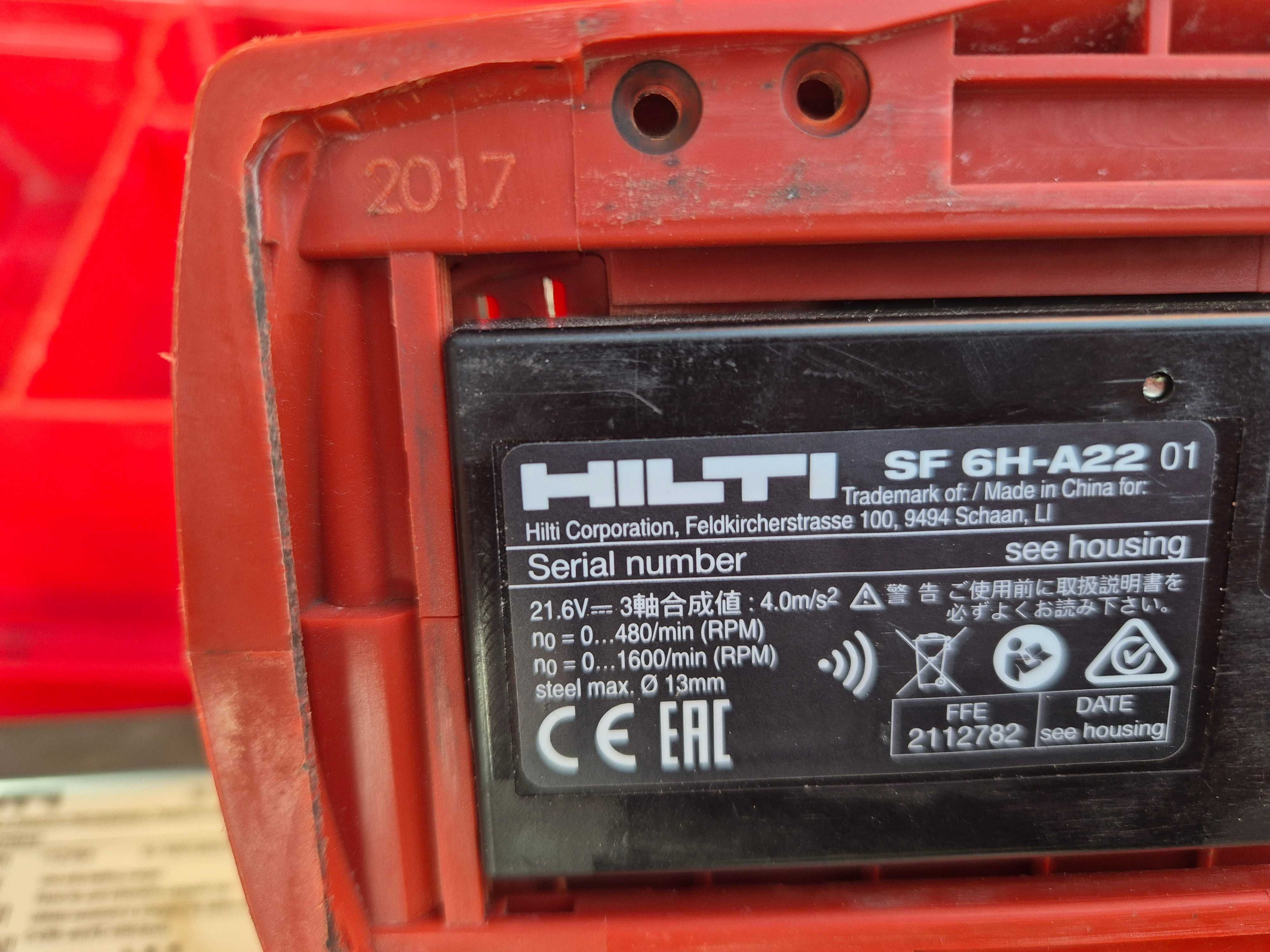 Vand Hilti SF6-H A22