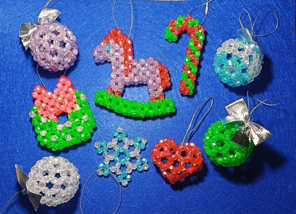 Ёлочные игрушки. Ручная работа