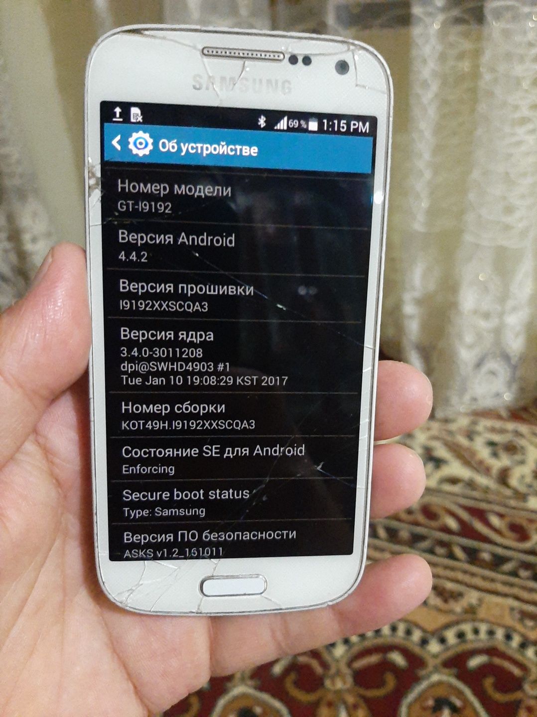 Samsung Galaxy S4 mini Duos GT-I9192, 8 ГБ