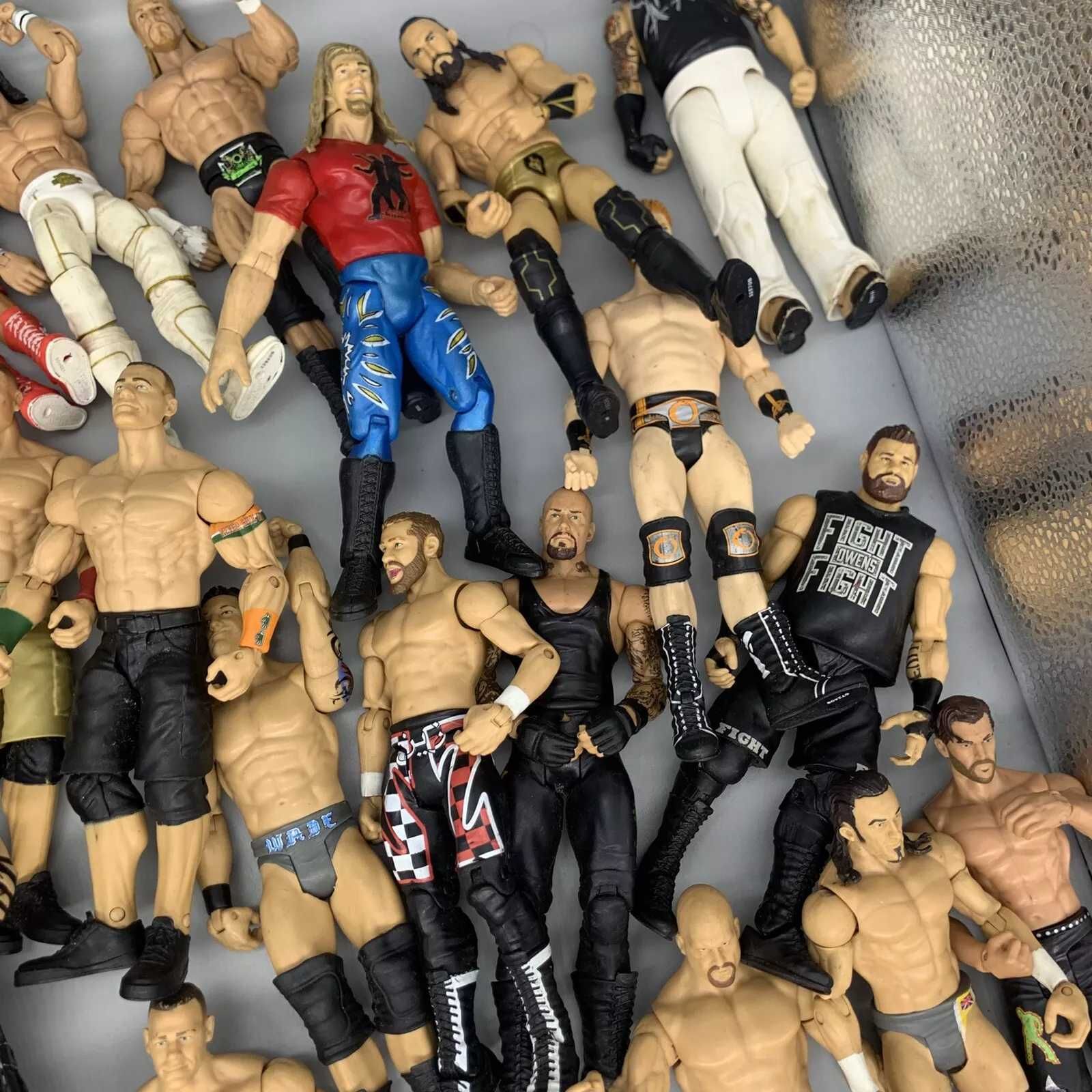 WWE екшън фигури Jakks Mattel loose играчки кечисти AEW TNA колекция