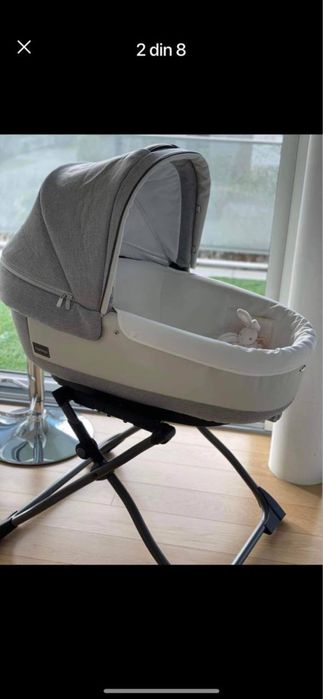 Pachet Landou, scoica, carucior sport si scaun auto Peg Perego