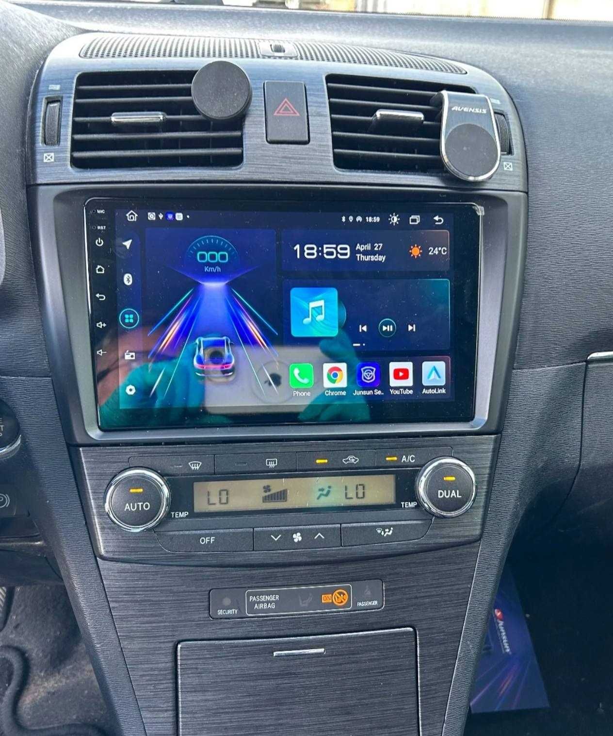 Мултимедия 9" Android 12 за Toyota Avensis T27 навигация GPS Carplay