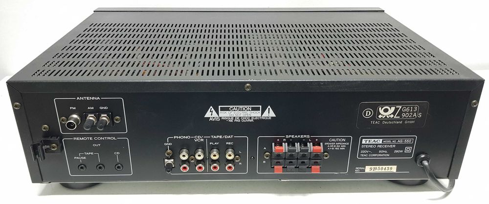 TEAC AG 550 EQ amplificator stereo receiver AM FM egalizator equalizer