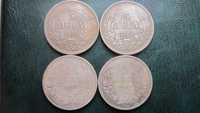 монети 5 лева 1884, 1885, 1892, 1894