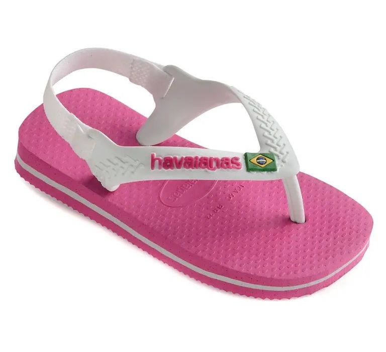 Бебешки сандали HAVAIANAS Baby Brasil Logo II Hollywood rose