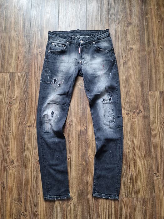 Страхотни мъжки слим дънки DSQUARED2 размер 48 / М