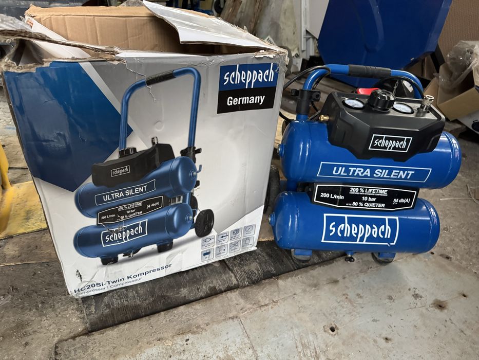 Compresor ultrasilentios 54dB 10 bari 20L