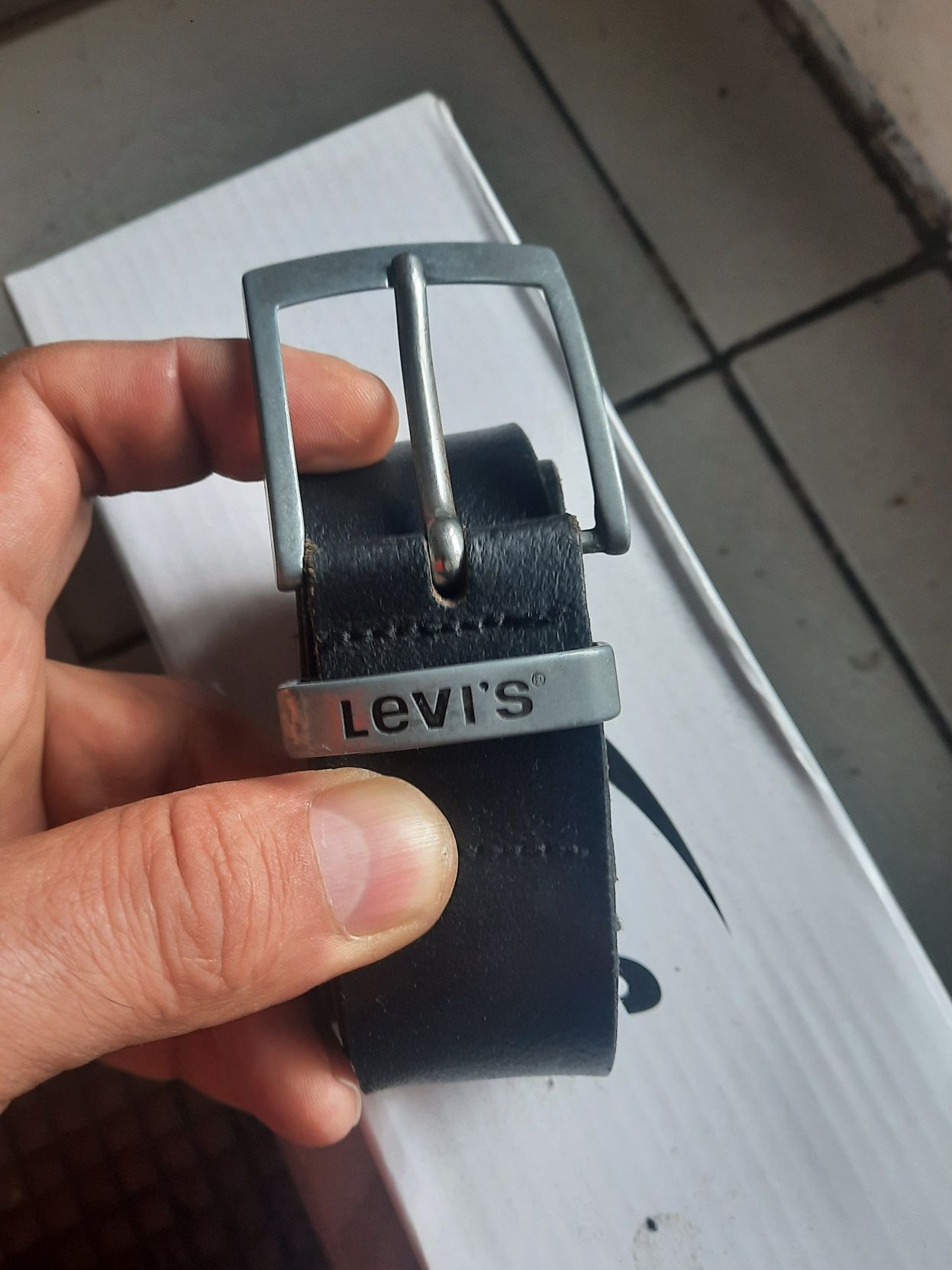 Колан Levis от чиста кожа
