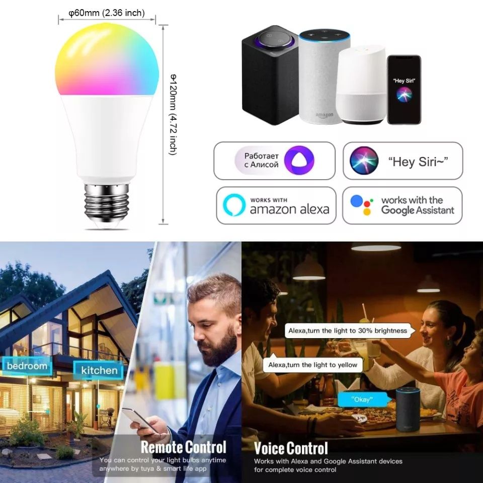 Becuri smart / inteligente Magic Home - Alexa/Google Home