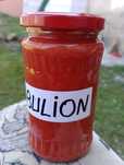 Bulion bio. Cu roșu de gradina.