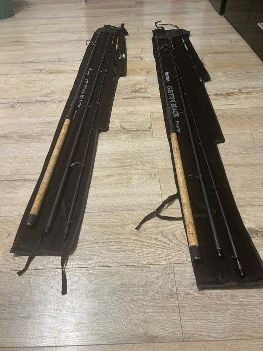 Lanseta Okuma Custom Black Feeder XH, 4.20m, 150g, 3+3buc