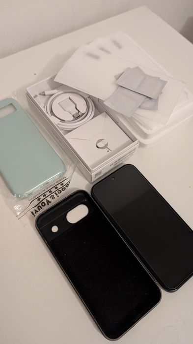 Google pixel 8a fullbox + huse + folii