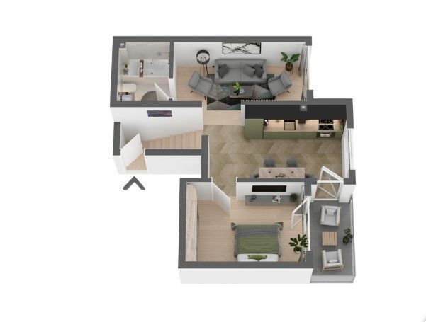 Apartament 2 camere, TVA inclus