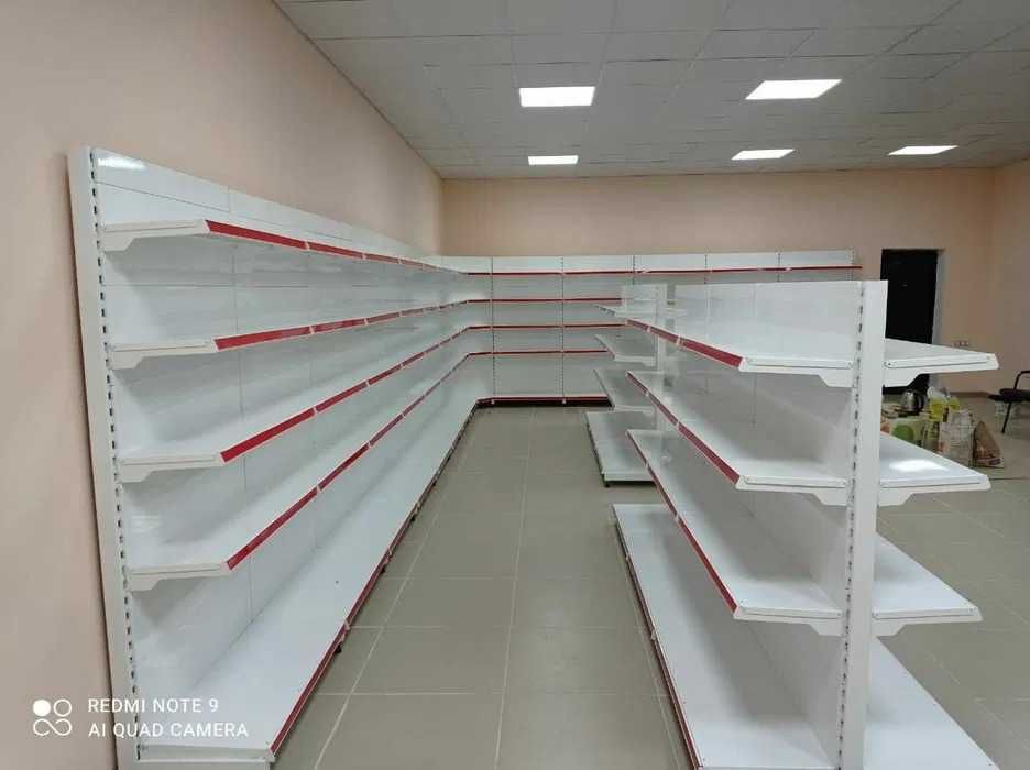 Полки торговое оборудование стеллажи островные для магазинов