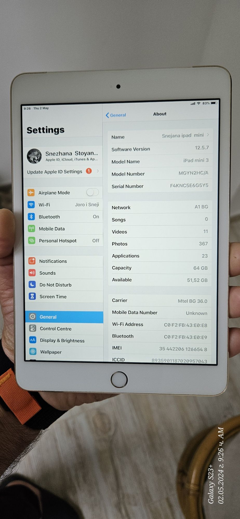Apple iPad mini 3 64Gb wi-fi cellular gold ipad 6 mini 64gb