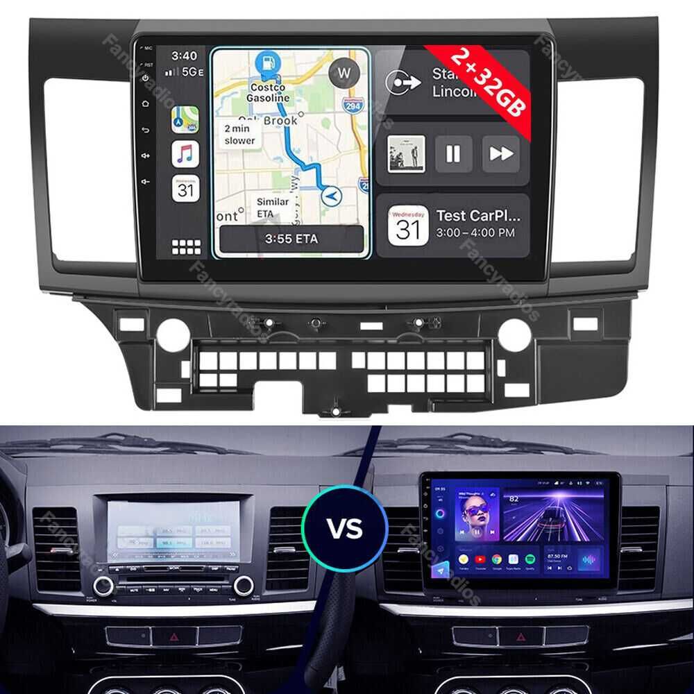 Мултимедия за Mitsubishi Lancer EX Андроид Двоен дин Навигация Android