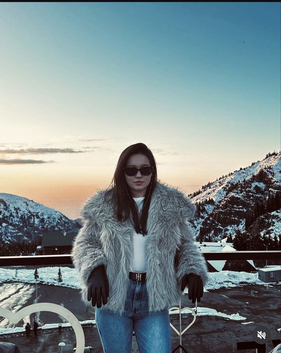 Эко шубка Zara зима