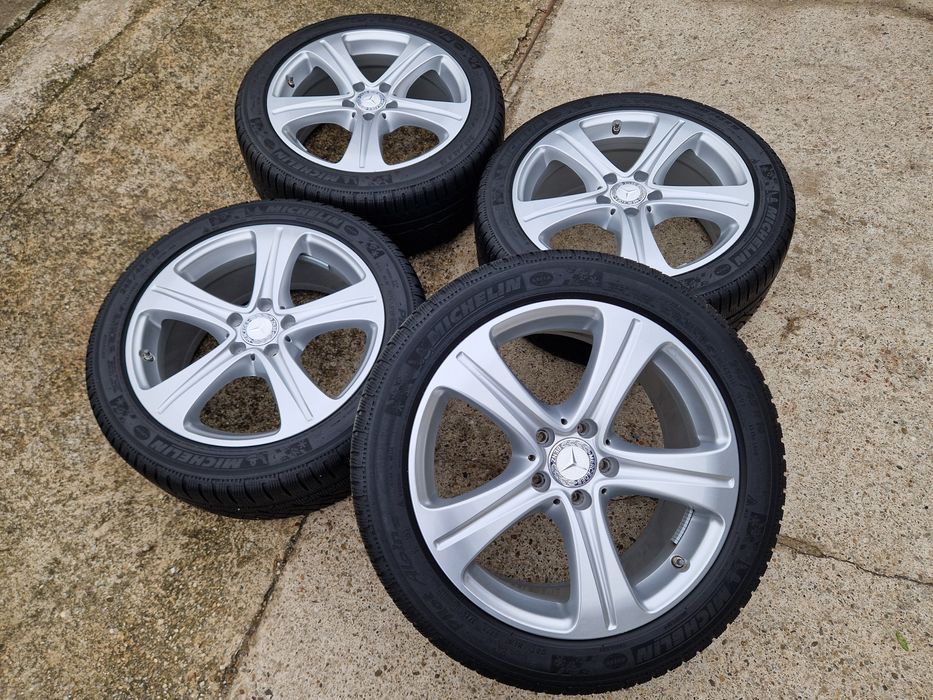 Jante Mercedes E-Class W213 anvelope iarna 245 45 18 Michelin
