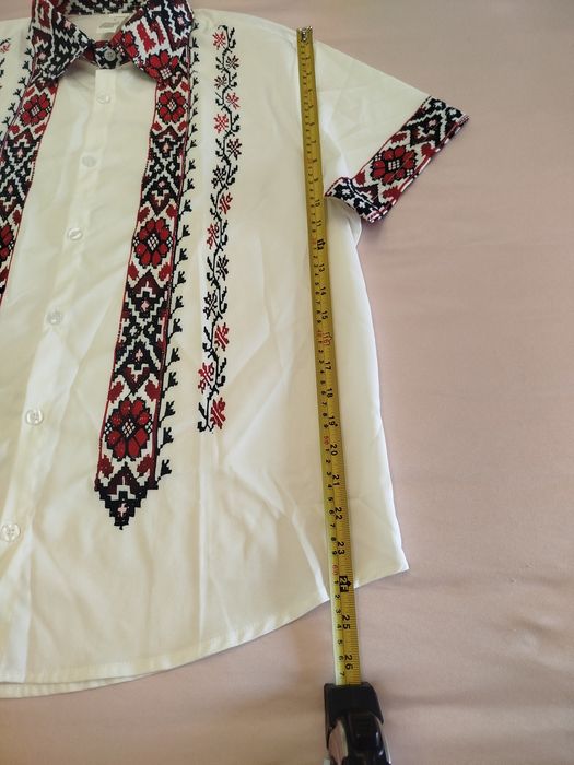 Мъжка риза с принт в етно стил