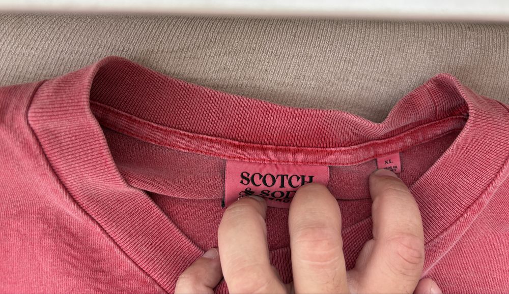 Червена тениска Scotch&Soda