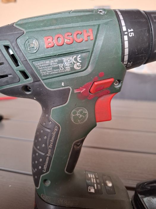 Masina gaurit si infiletat Bosch +3 acumulatori