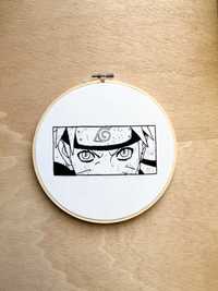 Gherghef brodat manual cu naruto