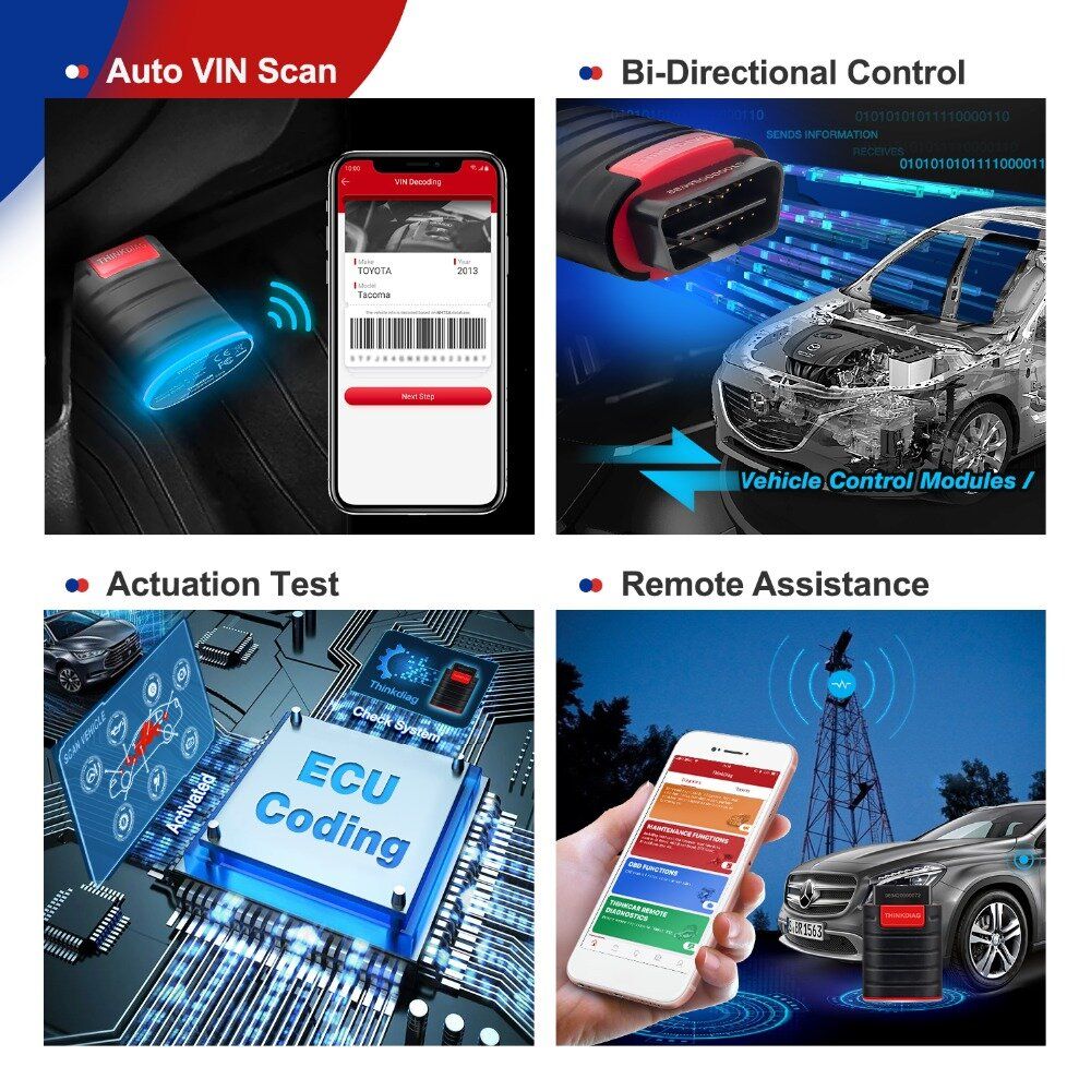 Уред за автодиагностика thinkcar - thinkdiag android/ios