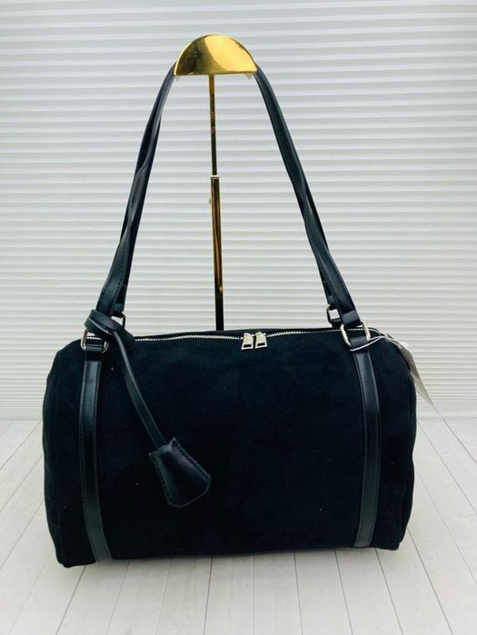 Sumka qora zamsh, oq Louis Vuitton, Celine korichneviy