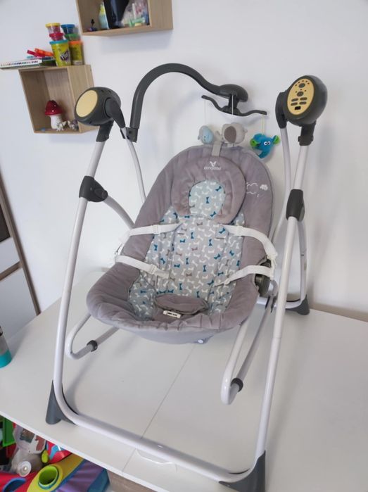Електрическа люлка и шезлонг за бебе