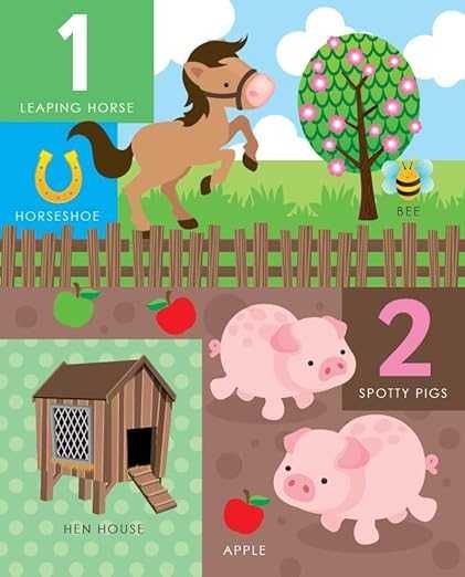 123 Numbers english book for kids